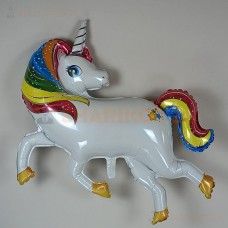 Шар (42''/107 см) Фигура, Радужный единорог
